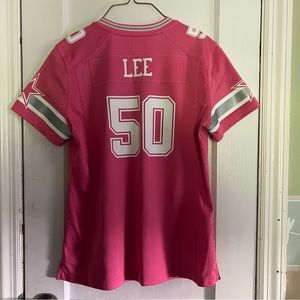 Women’s Pink Sean Lee Dallas Cowboys Jersey